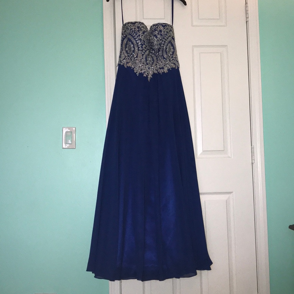 Royal Blue prom dress